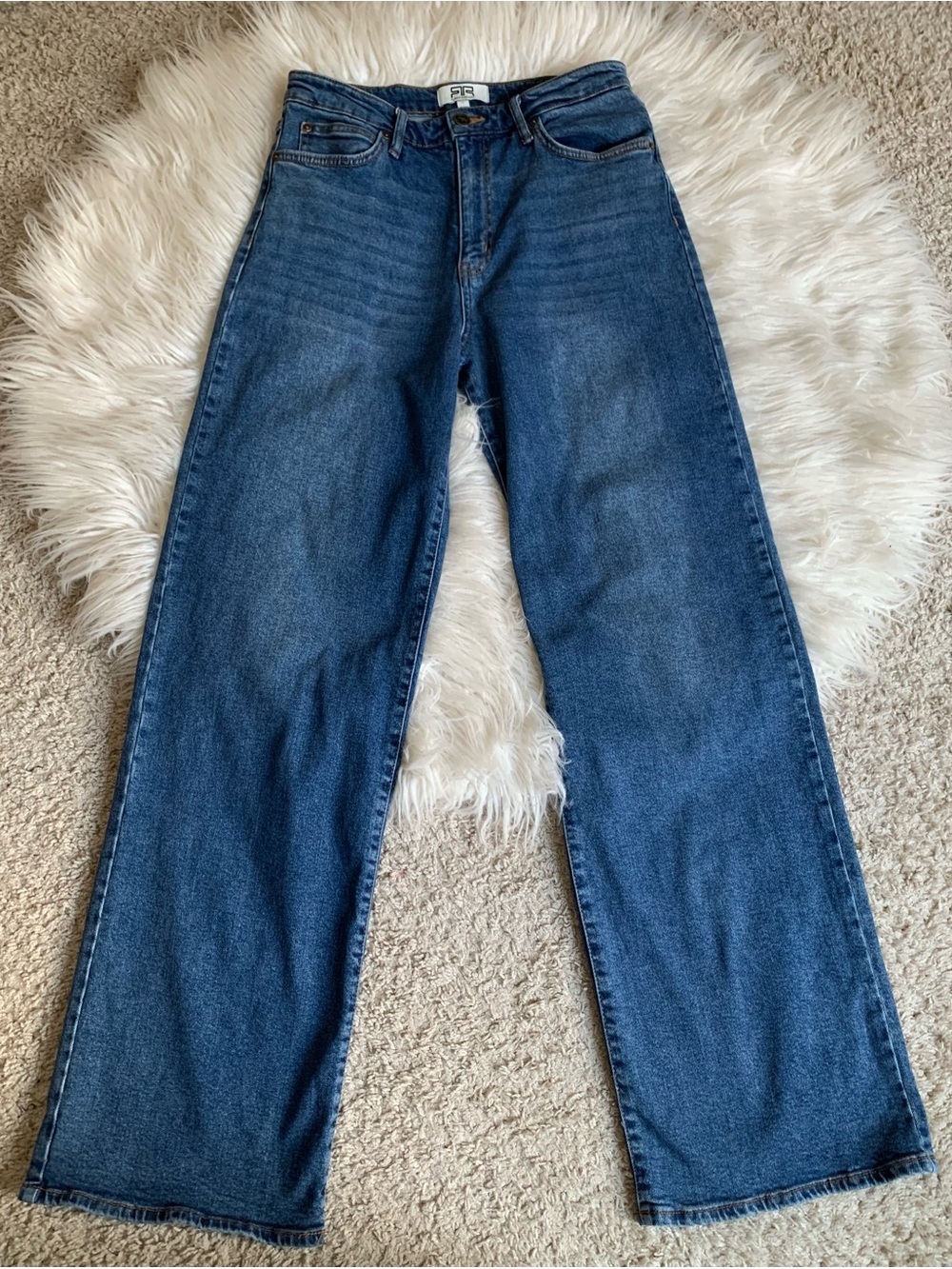 Robert Rodriguez High Rise Wide Leg Jeans Blue Size 6